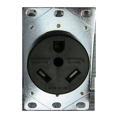 Progressive Industries TT-30DFR 30A Female Electrical Wall Receptacle