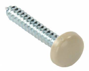 JR Products 20425 Beige Kappet Screws with Covers - 14pk