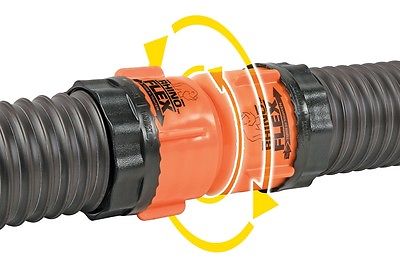 Camco 39821 RhinoFlex Rotating Sewer Hose Coupler with Locking Rings