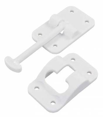 JR Products 10414 3-1/2" Polar White T-Style RV Door Holder