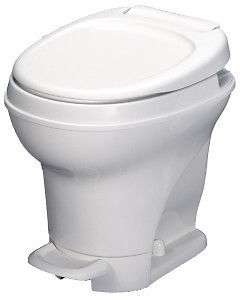 Thetford 31671 Aqua-Magic V High Profile White Foot Flush Toilet