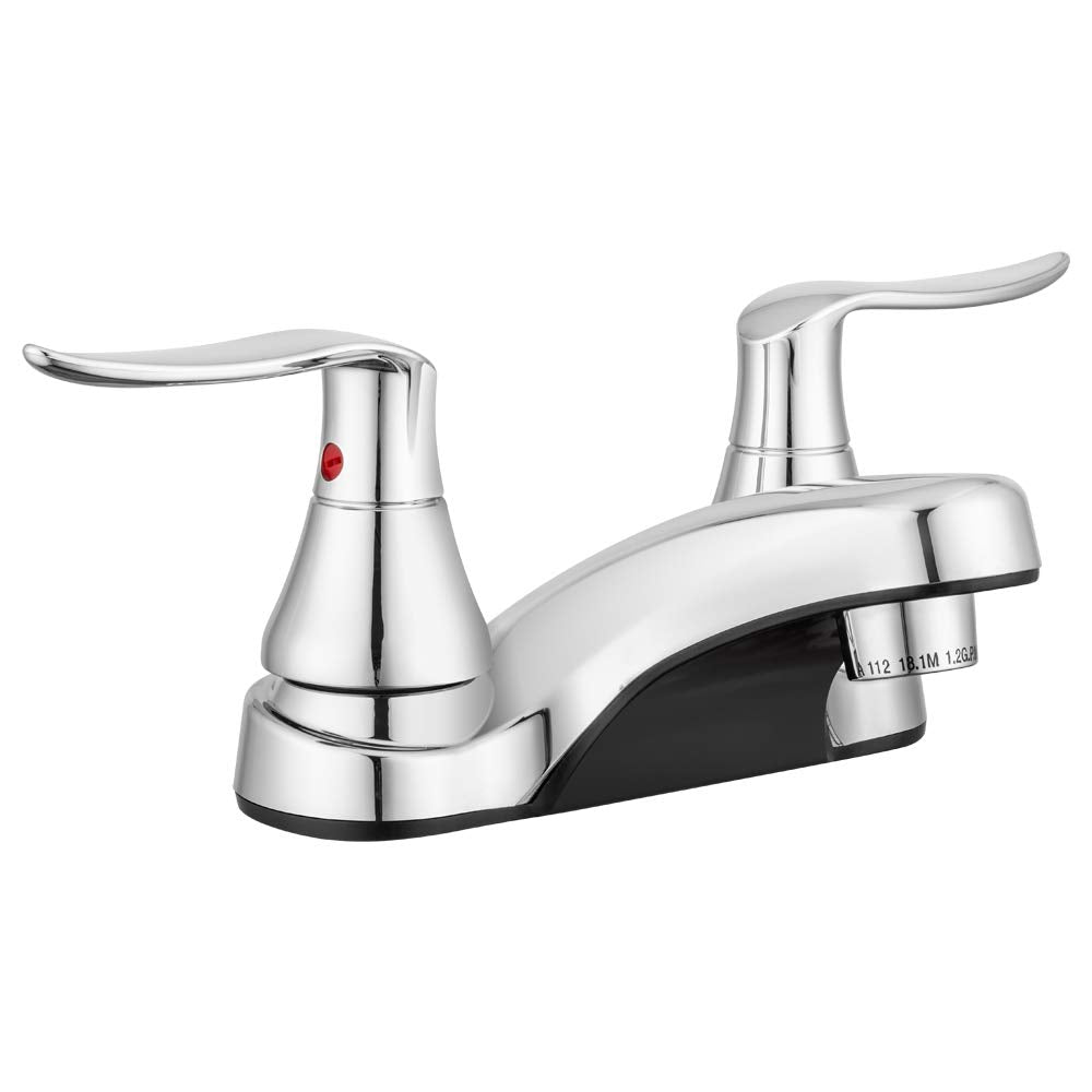Dura Faucet DF-PL700LH-CP RV Bathroom Faucet with Winged Levers (Chrome)