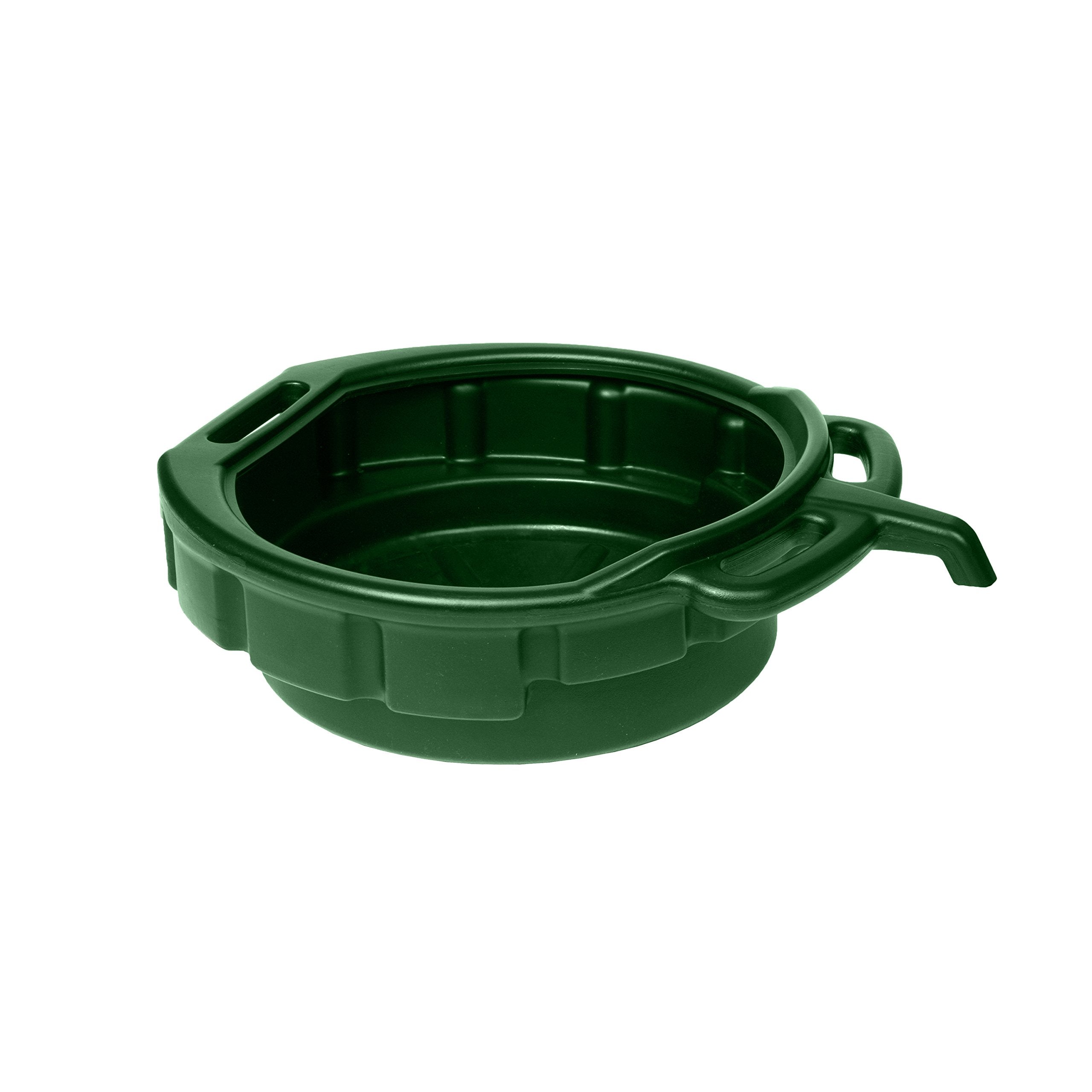 WirthCo 32955 Funnel King Green Oil/Coolant Drain Pan with E-Z Grip Handle