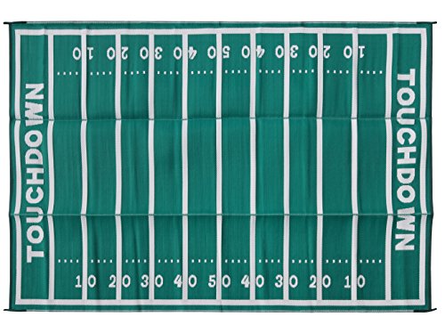 Camco 42861 Outdoor Mat - 9' x 12' American Football Field