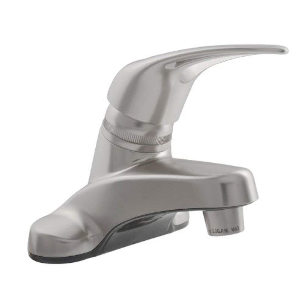Dura Faucet | DF-PL100-SN | Single Lever RV Lavatory Faucet Brushed Satin Nickel