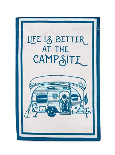 Camco | 53307 | Life is Better at the Campsite Garden Flag