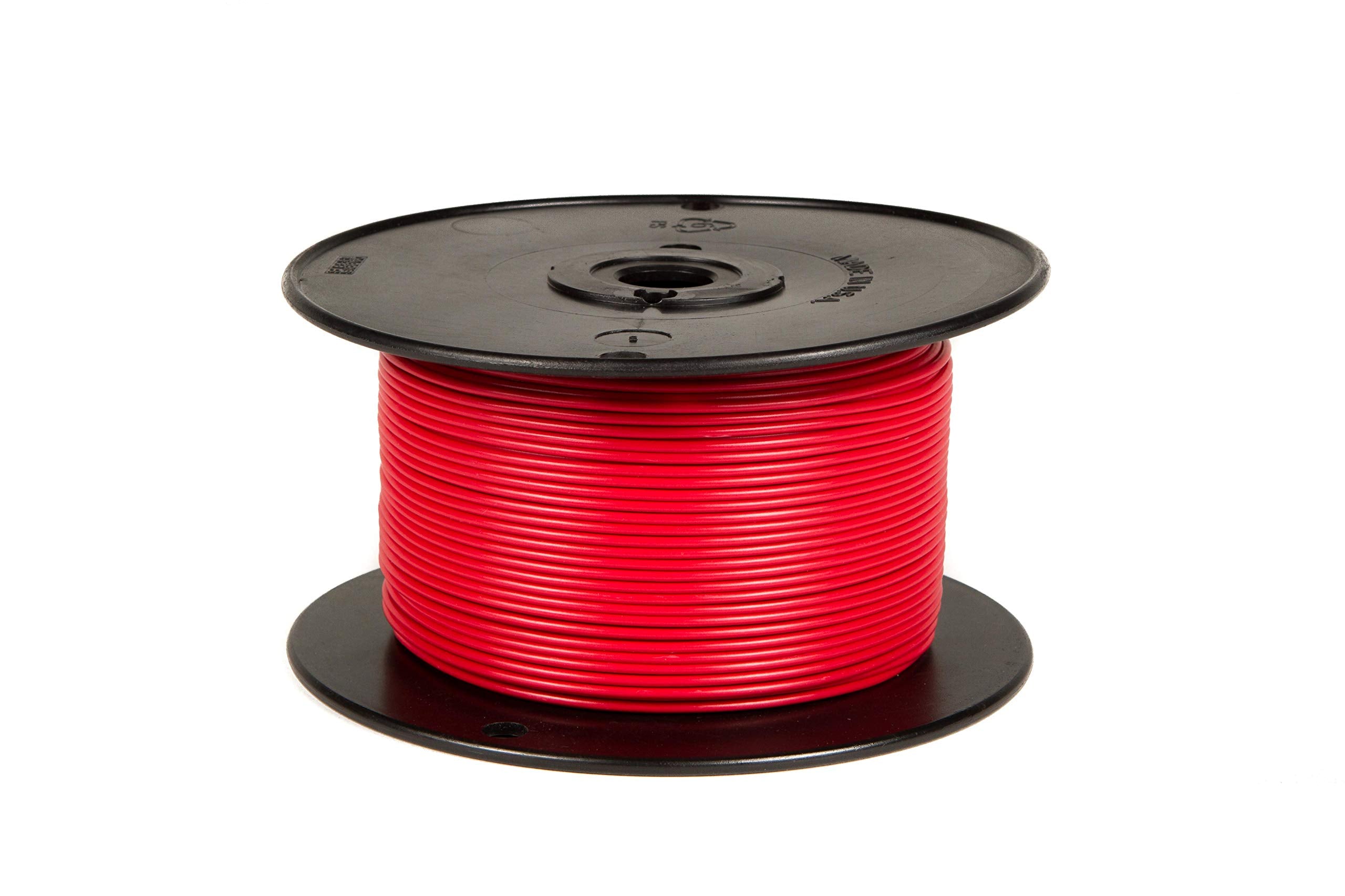 WirthCo 80042 Plastic Primary Wire Single Conductor - 10 Gauge, 100', Red