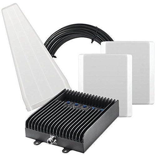 SureCall Fusion5s All-Carrier Voice and Data Cellular Signal Booster - 2 Panel Antennas