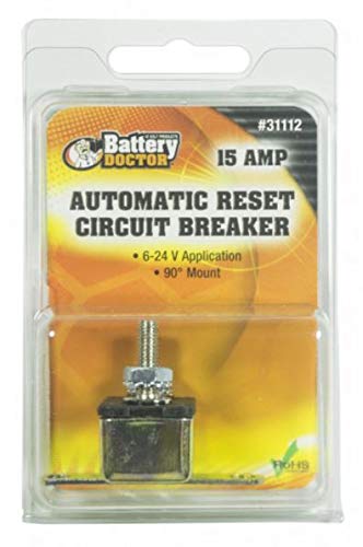 WirthCo 31112 Circuit Breaker(Type 1-Horizontal Bracket), 1 Pack