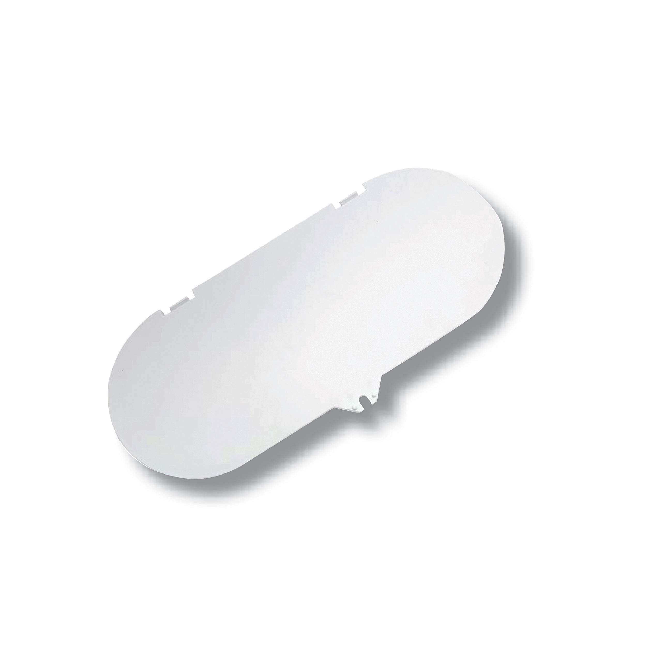 Camco 40566 Lid Replacement for 20 Lb Single Propane Tank Cover, Polar White