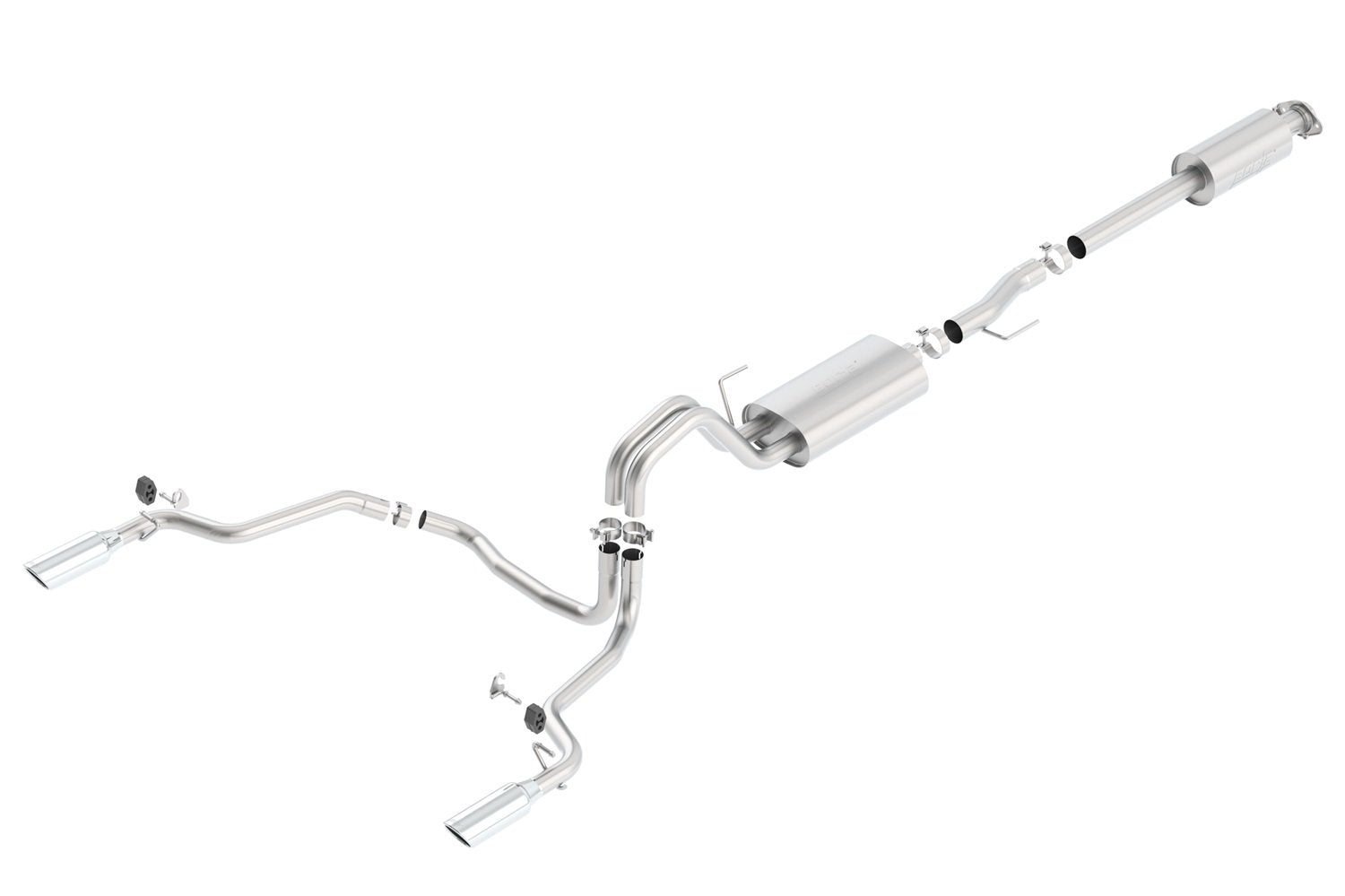 BORLA 140615 S-Type Cat-Back Exhaust System (Single side exit)