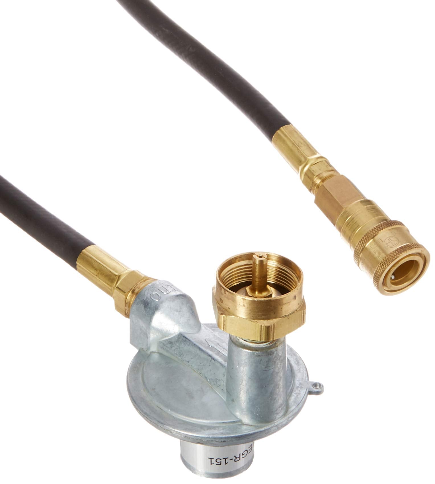 AP Products | MEGR-153-36QDP | Grill Hose With Regulator Female Quick Disconnect