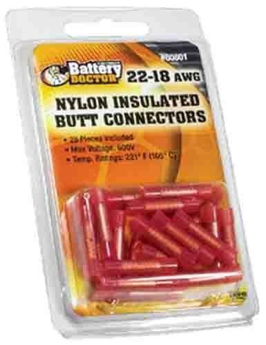 WIRTHCO ENGINEERING 412421B-1 Nylon Butt Connector, 25 Pack