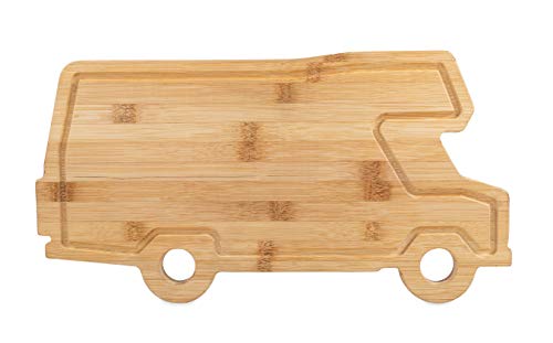 Camco | 53090 | Life Is Better at the Campsite Retro Motorhome Shaped Cutting Board