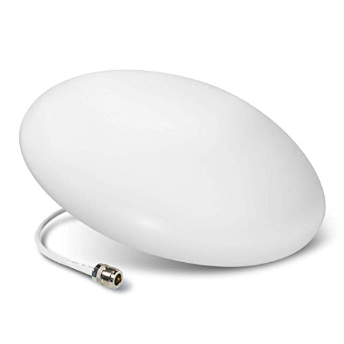 SureCall Ultra Thin Omni-Directional Indoor Ceiling-Mount Dome Antenna with N-Female Connector, White (SC-228W)
