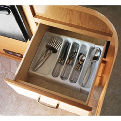Camco 43503 Camco 43503 White Adjustable Cutlery Tray - 6148