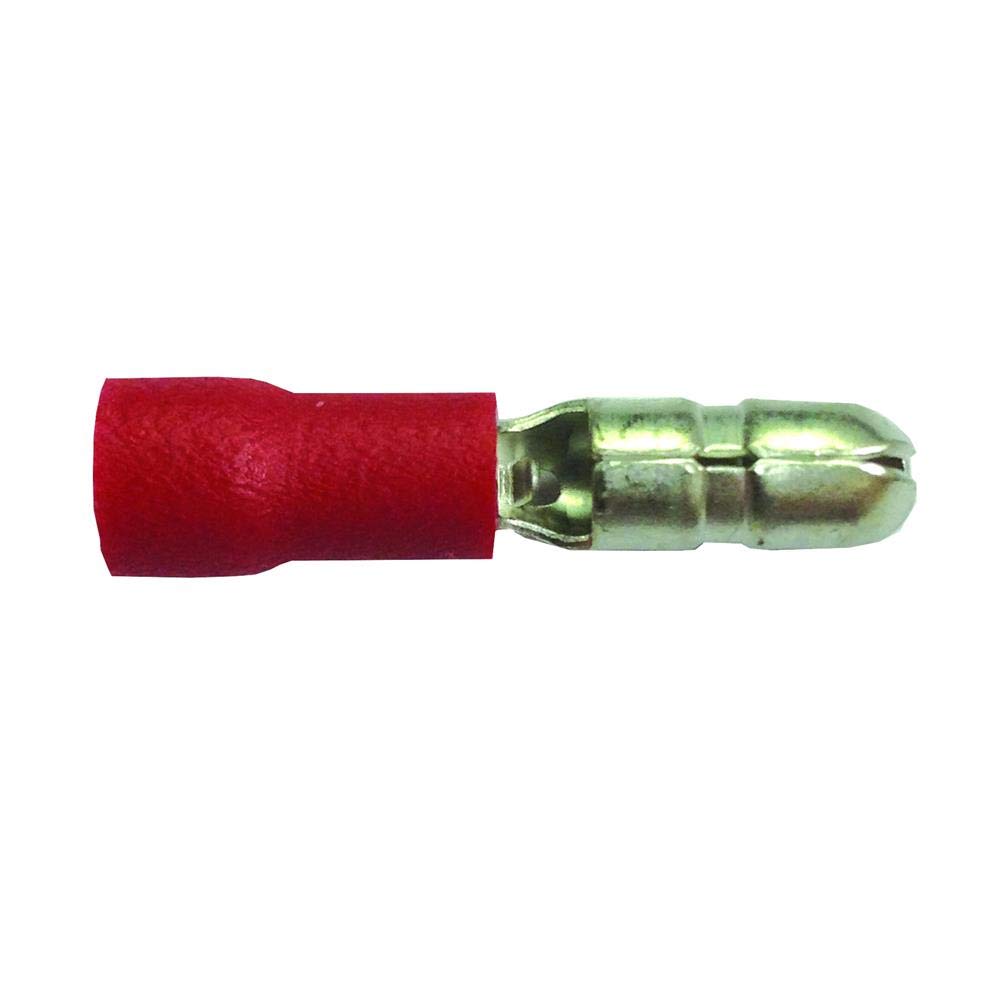 WirthCo 80244 Vinyl Male Bullet Connector, 100 Pack