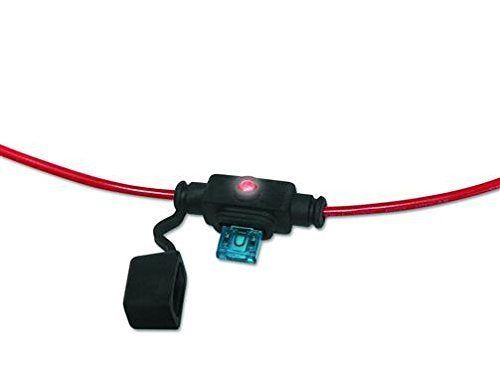 WirthCo 24410 LED ATM Mini Fuse Holder (with Cover), 1 Pack