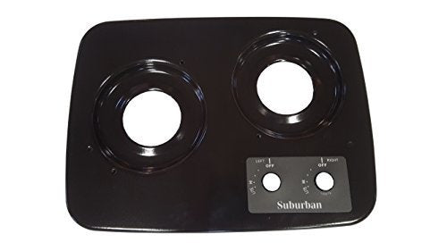 Suburban 2939ABK 2-Burner Main Top for SDN2 Drop-in Cooktop