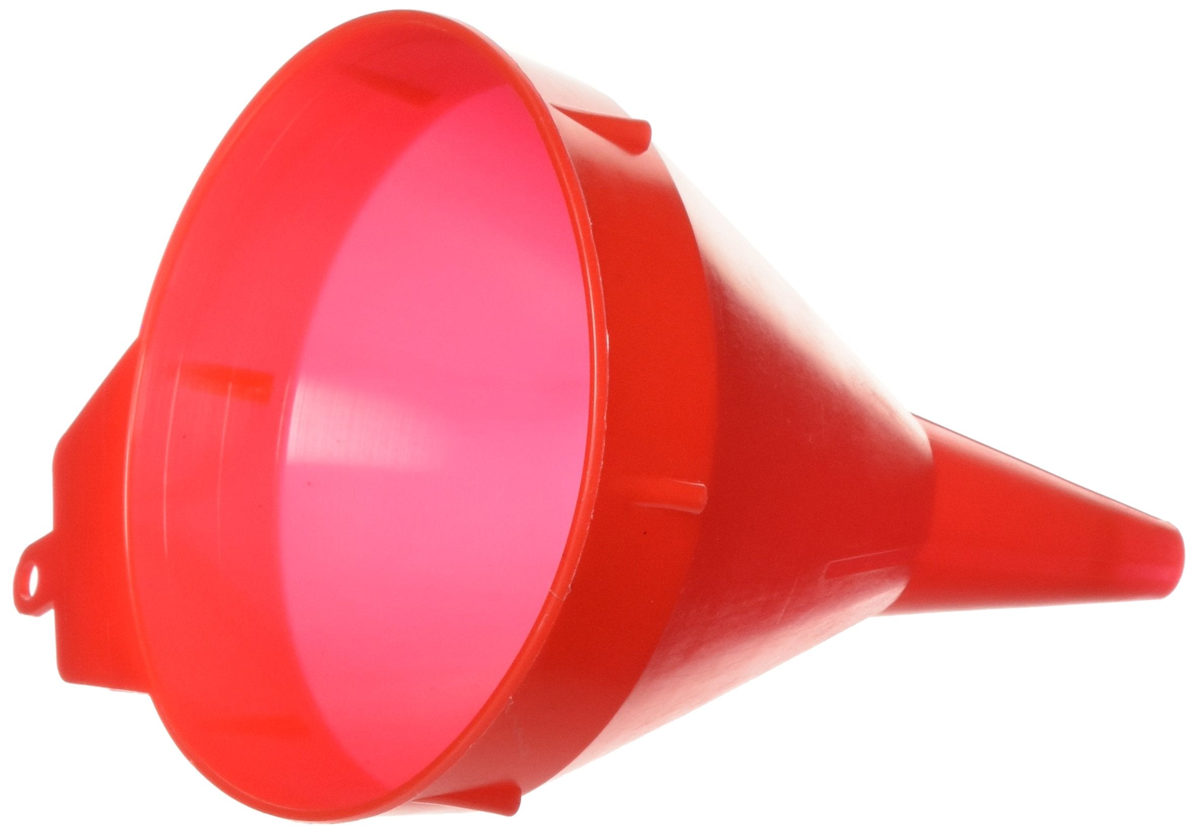 WirthCo 32091 Funnel King Red Polyethylene Safety Funnel - 1 Pint Capacity