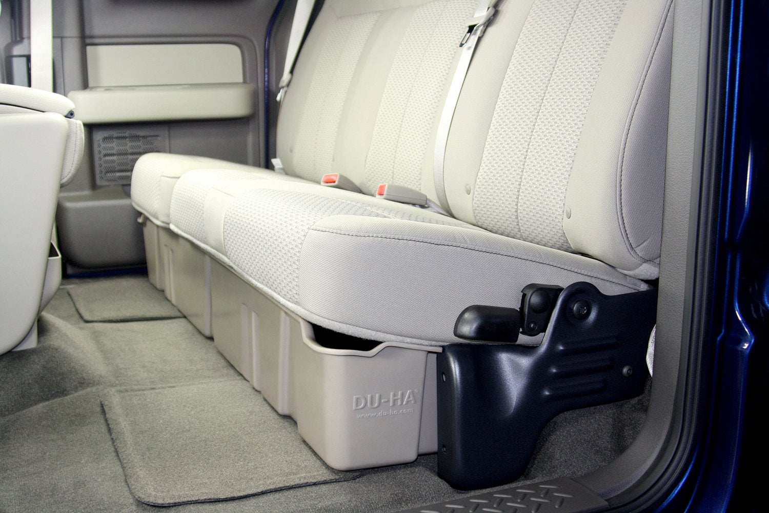 DU-HA Under Seat Storage Fits 09-14 Ford F-150 Supercab, Black, Part #20071