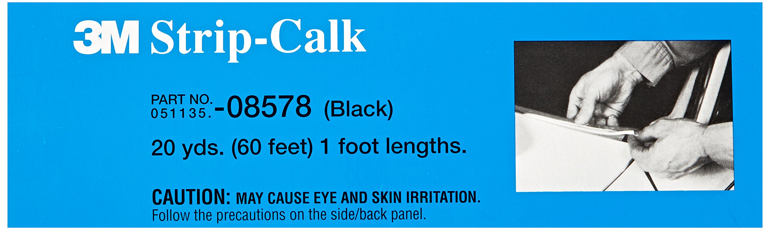 3M 08578 Black 1' Strip Calk