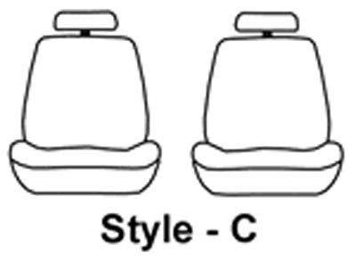 Covercraft SeatSaver Front Row Polycotton Charcoal Charcoal SS2537PCCH