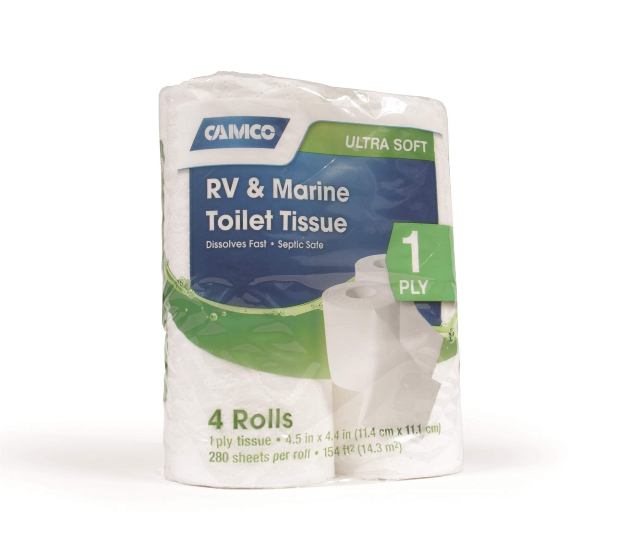 Camco 40275 Camco 40276 TST 1 Ply Toilet Tissue 4 Pack