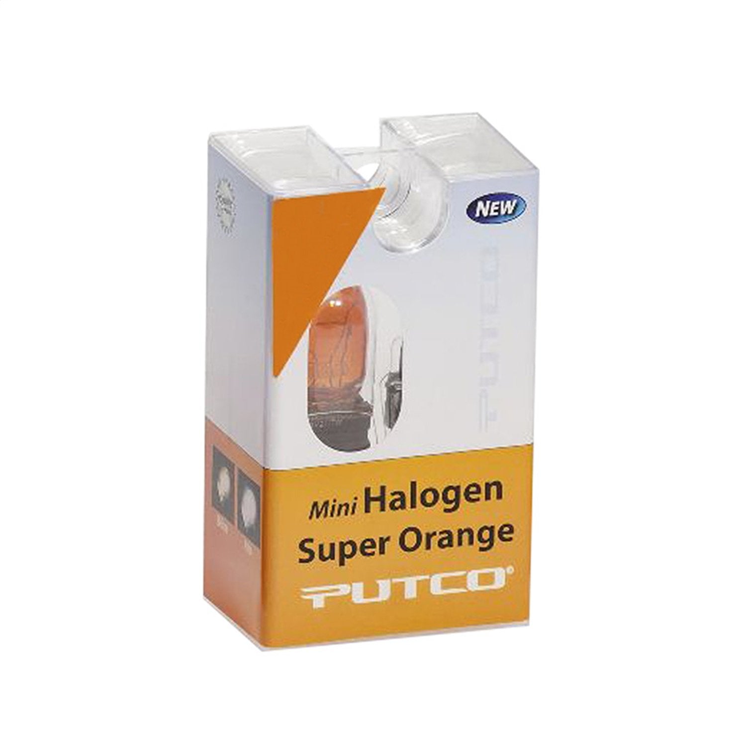 Putco 211157A Super Orange Mini-Halogen Bulb, Pair