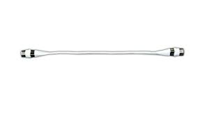 JR Products 47435 TV White 8.5" Flat Coaxial Cable