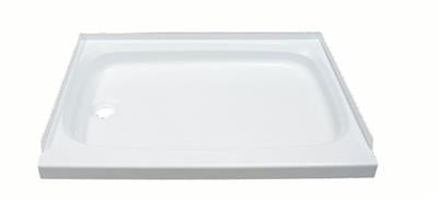Lippert Components 209498 Parchment 24" x 40" Shower Pan with Left Drain