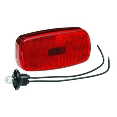 Bargman | 30-59-003 | Standard Light 59 Series Red with Reflex and Black Base