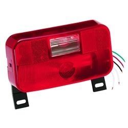 Bargman | 30-92-109 | Surface Mount 92 Series Standard Taillight Red with Backup
