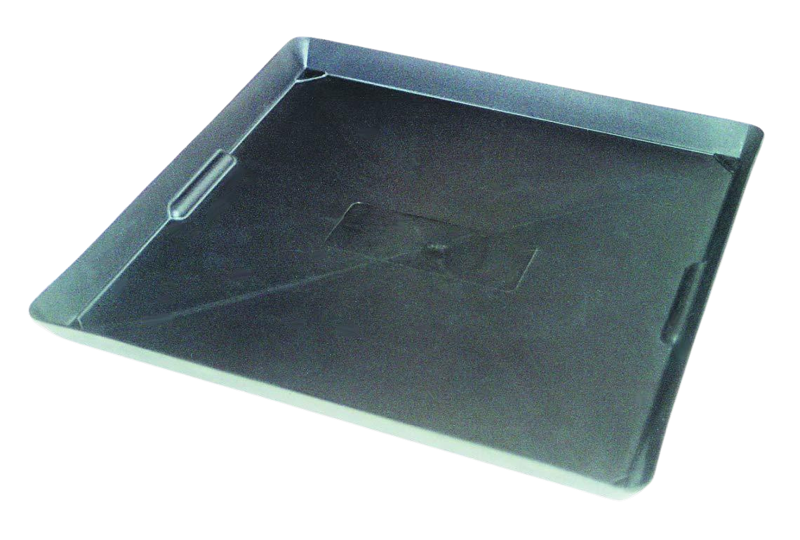 WirthCo 40092 Funnel King Drip Tray - Black 22" x 22"x 1.5", Pack of 1