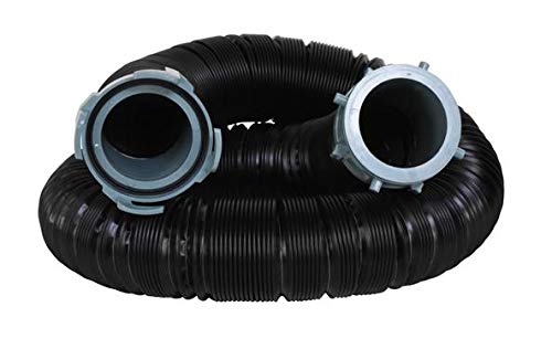 Duraflex Sewer Hose; Vortex; 15 Foot Extended Length; 57 Inch Compressed Length