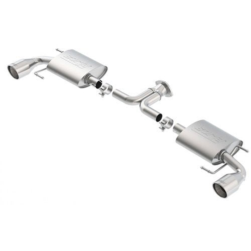 BORLA 11918 Exhaust Complete System (14-16 Mazda 3 2.0L/2.5L At/Mt Fwd 4+5 Dr 2In S-Type S Rd Rl Ac Sr 4In Rd X 7.0In)