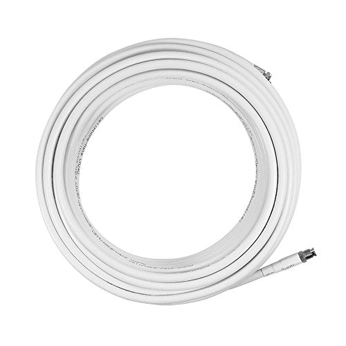 SureCall 10 ' White SC240 Ultra Low Loss Coax Cable with FME-Female/FME-Male connectors for All Cellular Devices