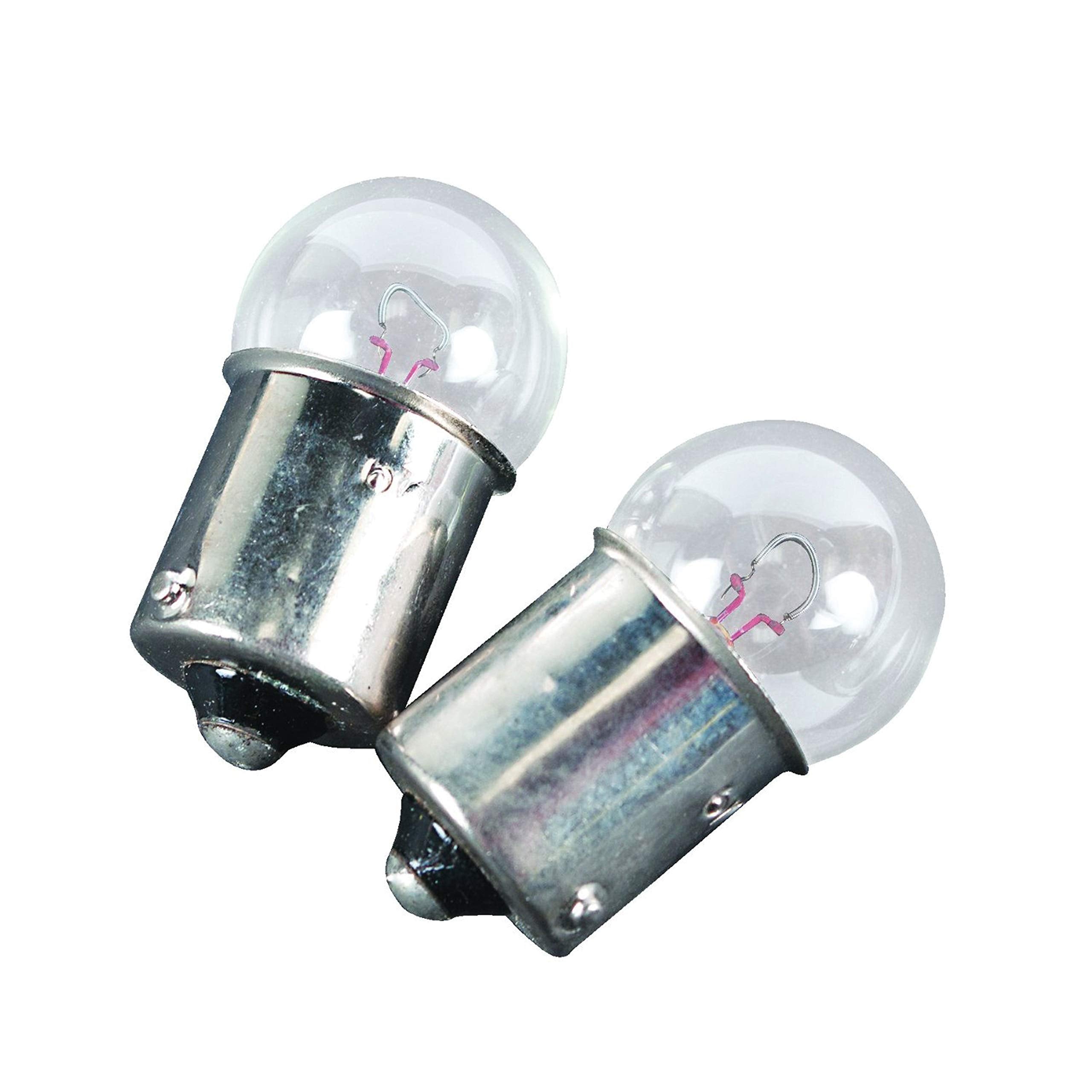 Camco 54721 Replacement 67 Auto License Plate Light Bulb - Box of 2