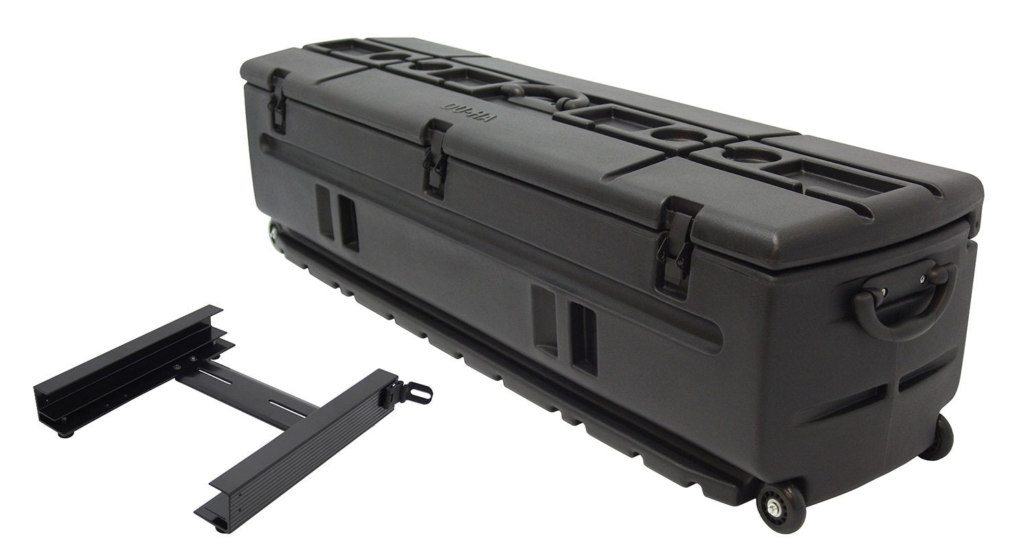 DU-HA 70114 Tote Black 53" x 15" x 15" Interior/Exterior Portable Storage/Tool Box/Gun Case for SUV's, Vans and Pickup Trucks (Includes Tote Slide Bracket)