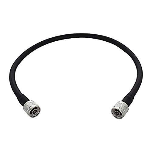 SureCall 2' SC-400 Ultra Low-Loss Coax Cable with N-Male Connectors - Black