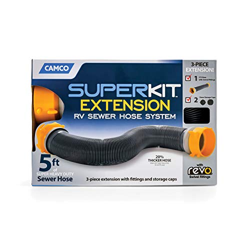 Camco | 39662 | Superkit 5 Foot Hose Extension Revolution