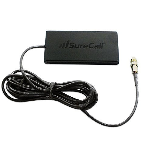 SureCall Wide Band Directional Interior Patch Antenna for Vehicles with FME-Female Connector - Black (SC-110W)