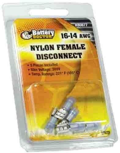 WirthCo 3050RVDA Nylon Fully Insulated Female Quick Disconnect, 5 Pack