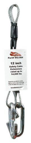 Demco 9523064 12" Safety Cable Extensions, (Set of 2)