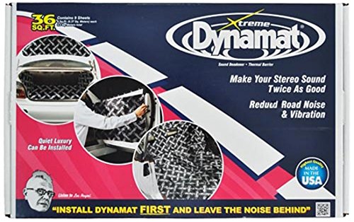 Dynamat | 10455 | 18" x 32" x 0.067" Thick Self-Adhesive Sound Deadener with Xtreme Bulk Pack, (Set of 9)