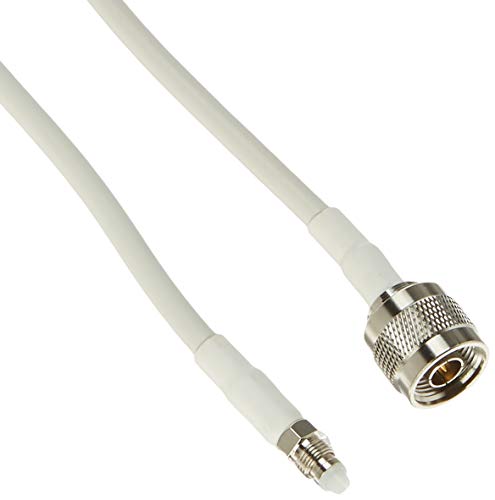 SureCall 10 ' SC240 Ultra Low Loss Coax Cable with FME-Female/N-Male connectors for All Cellular Devices - White