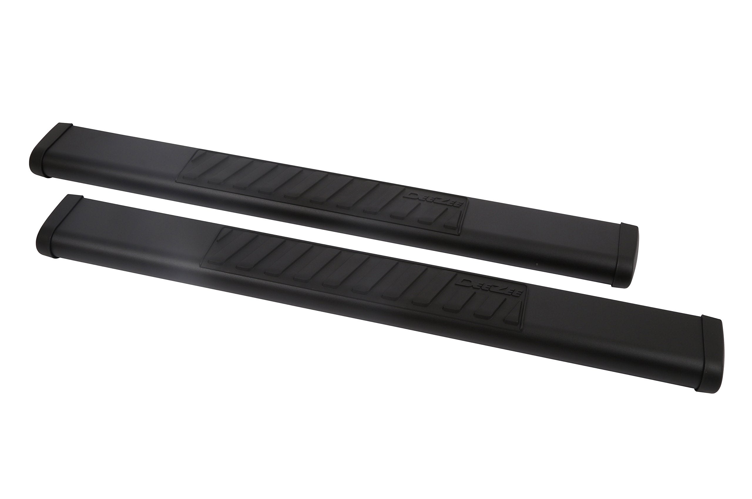 Dee Zee DZ16101 6" Oval Texture Black Steel Side Steps