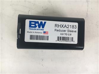 B&W Hitches RHXA2183 Reducer Sleeve, 3" To 2-1/2"