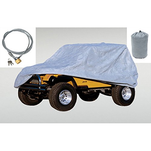 Rugged Ridge 13321.72 Three Layer Full Car Cover with Bag and Lock