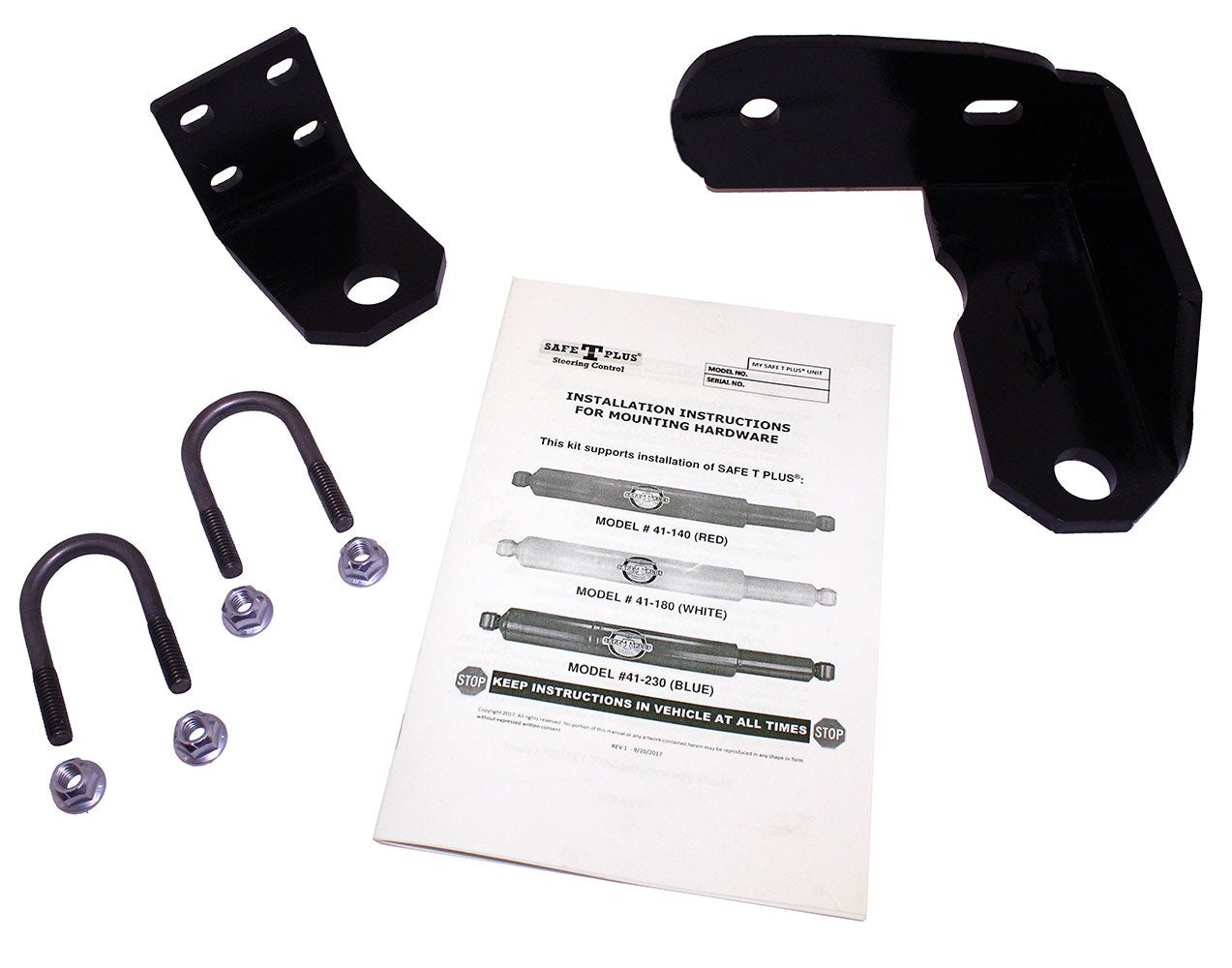 Safe-T-Plus RV Steering Stabilizer Mounting Kit (Model: E-353K14)